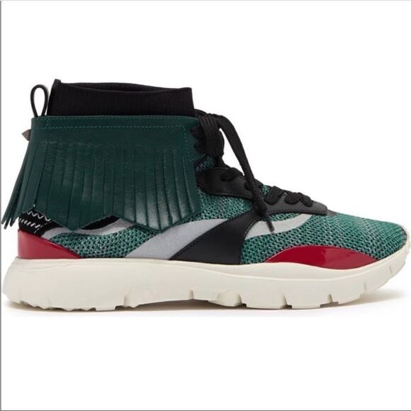 Valentino Garavani kilted mid lightweight sneaker size EU39, US 6 - Picture 3 of 14